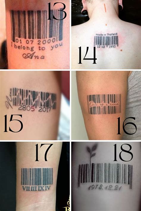 meaning of bar code tattoo|the bar code tattoo book.